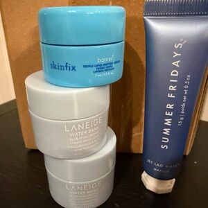 Laneige Skinfix Summer Fridays Water Bank Barrier+ Jet Lag Mask Set Mini